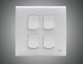 Energypac EG Series 10A 4 Gang Electrical Wall Switch 4Gang. 
