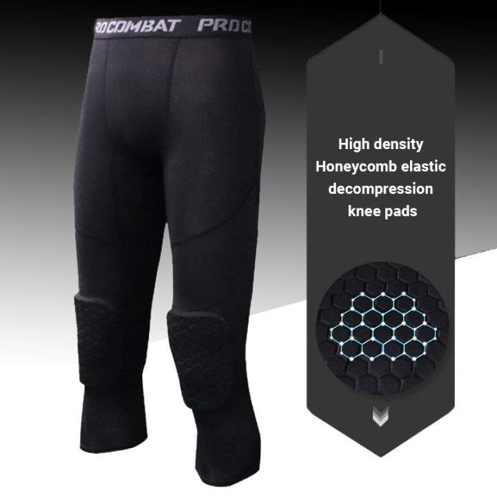 Men's%20Sports%203/4%20Cropped%20Pants%20Padded%20Running%20Leggings%20Mens%20Joggers%20Elastic%20Compressions%20Sweatpant%20Football%20Basketball%20Trousers%20-%20Image%203
