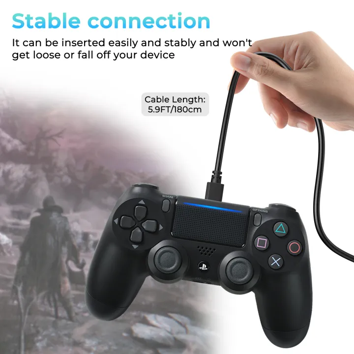 1.8M%20Micro%20USB%20Charging%20Cable%20For%20PS4%20Controller/Kindle/Camera/SmartPhone%20USB%20A%20Charger%20For%20Computer%20Laptop%20Wall%20Charger%20-%20Image%202