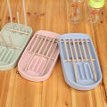 Baby Bottle Wheat Straw Drying Rack Feeding Cup Holder Removable Rack Cleaning Pacifiers Accessories Storage Drying Shelf Clean. 