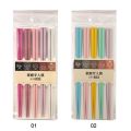 5Pairs Macaron Color Chopsticks Japanese-style Anti-slip High Temperature resistance Sushi Stick Reusable Household Tableware. 