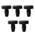 5 Pcs Snooker Cue Butt Protectors 19.2mm Plastic Dustproof Scratch Resistant Cue Bottom Cover For Peradon For Master Parts.