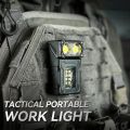 Multifunctional Ajustable Angle LED Flashlight Outdoors Mini Work Light Portable Magnet USB Rechargeable Camping Light. 
