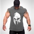 Men's summer fashion trend fitness sleeveless gym running shirt sports single muscle casual fitness clothing. 