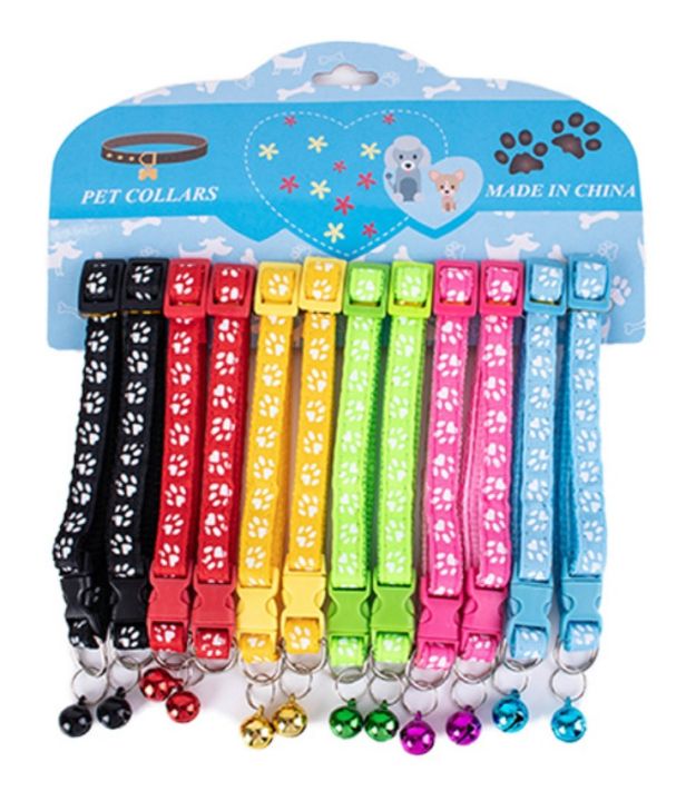 Cat%20Collar%20Paw%20Print%20with%20Bell%20-%20Image%202