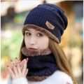 Winter Cap and neck for boys /Winter can with neck warmer for men I 2 piece Beanie Cap + Neck/hat. 