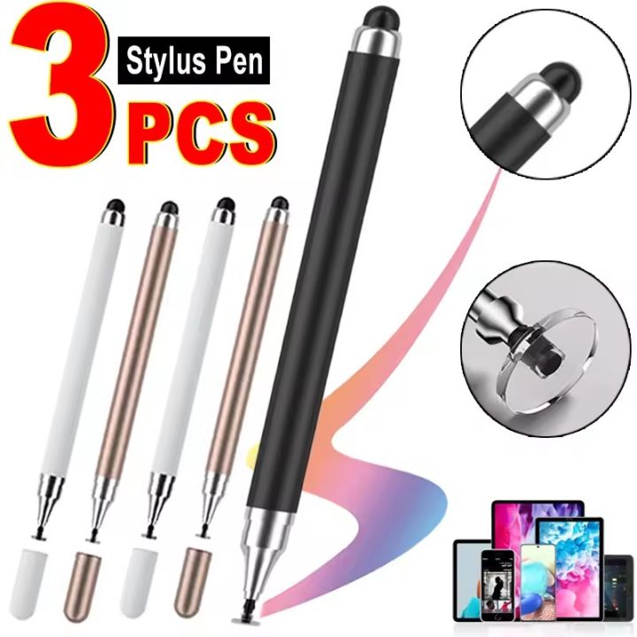 2 in 1 Tablet Pen Drawing Screen Touch Pen Stylus Pen for IPhone IPad Tablet Capacitive Touch Pencil for Android Phone