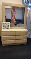 Stylish plus valvet Dressing table made with wood. 