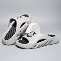 2025 new men's massage slippers indoor and outdoor sandals beach casual shoes comfortable soles men's slippers large. 