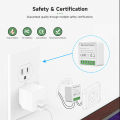 Tuya Smart WiFi Switch Module 16A 2-Way Control Mini Breaker Light Switch Timer Remote Control Compatible With Alexa  lightify. 