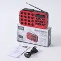 Digital Radio Speaker Music Player Bluetooth-Compatible Solar Charging/Rechargeable Battery Operated MP3 Player Built-in Speaker. 