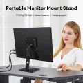 ZEUSLAP Rotating Portable Monitor Desk Metal Stand Holder For VESA Mount Monitor. 