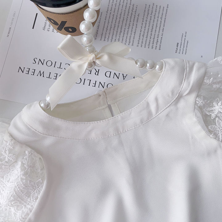 Bear%20Leader%20White%20Girls%20Short%20Sleeve%20T-Shirt%20Summer%20Kids%20Lace%20Sleeve%20Blouse%20Children's%20Clothing%20School%20Clothes%20Tops%20Kids%20Clothes%20-%20Image%203