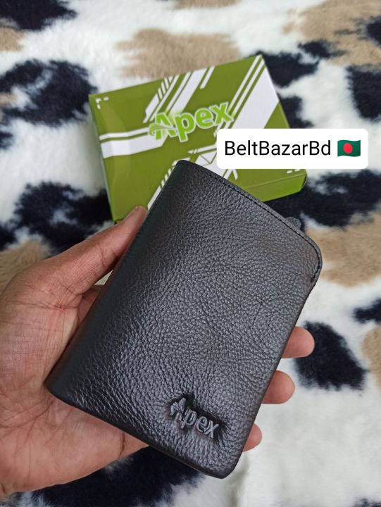 Exclusive
GENUINE COW LEATHER HAND MADE PREMIUM QUALITY APEX LOGO WALLET