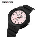 SANDA Women Watches Fashion Silicone Boy Girl Analog Quartz Wrist Watch Baseball Sports Waterproof Casual Clock Children Gifts. 