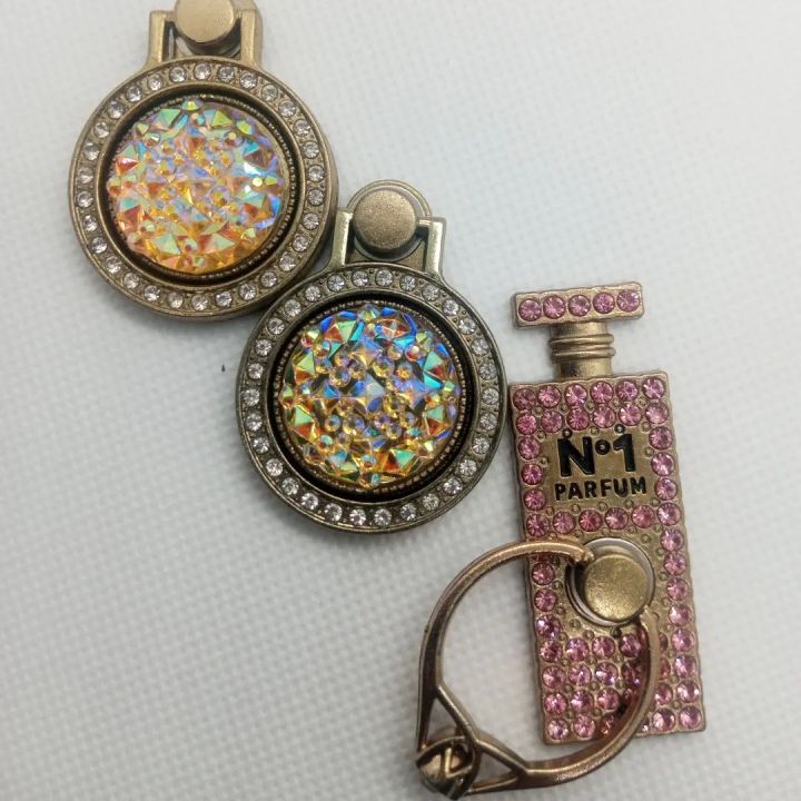Pop Socket Ring Holder Rotatable Classic Antique Metal Ring Pop Socket Holder Strong Finger Grip Stand For All Smart-Phone