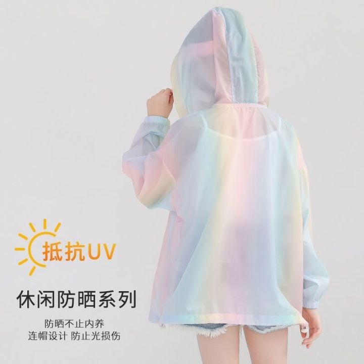 New%20Girls%20Summer%20Sun%20Protection%20Coat%20Rainbow%20Thin%20Style%20Fashion%20Princess%20Jacket%20Outdoor%20Activity%203-12%20Years%20Children%20Clothing%20-%20Image%204
