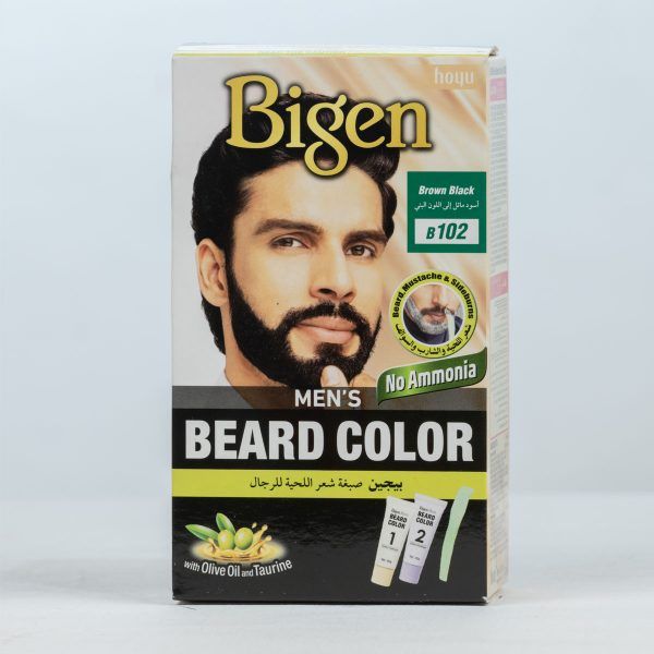 Bigen men's beard colour brown black.no.102.