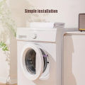 1 Piece of Front-Mounted Washing Machine Ventilated and Mildew-Proof Door Lock, Deodorant, Metal Veneer with Magnetic to Ensure the Lock under the Ventilation and Safe, with Air Circulation, and the Washing Machine Door Stop Bracket. 