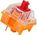 TTC golden red V3 linear switch good quality lightweight easy press no finger pain. 