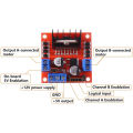 L298N Stepper Motor Driver Controller Board Dual H Bridge Module for Smart Car Power MEGA R3 Mega2560. 