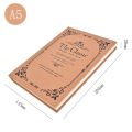 The Classic A5 Notebook Diary - 100 Days Notebook (Assorted Color). 