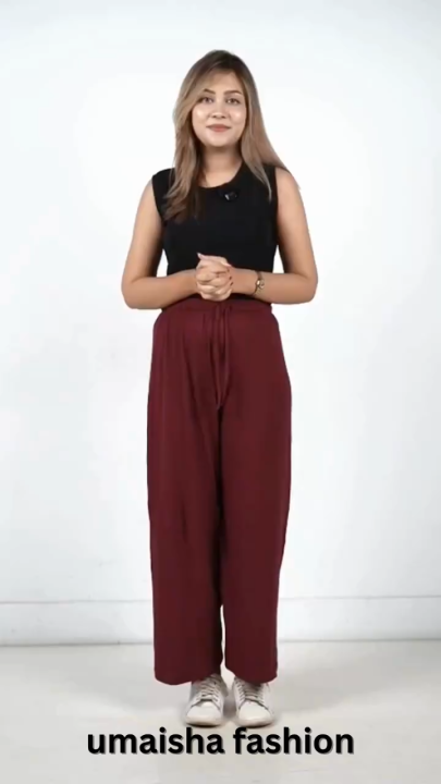 comfortable flexible snugly palazzo for woman.