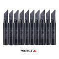 10PCS/Lot Lead-Free Black Soldering Iron Tips Set 900M-T Welding Head Solder Iron Bits for 936 937 BGA Soldering Rework Tools. 