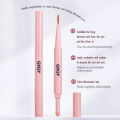 QXQY Bevel Double-Head Eye Silkworm Pen, Waterproof Non-Smudged Highlight Brightening & long-lasting Makeup Eyebrow Eyeliner. 