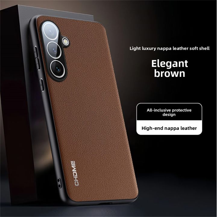 Tablet Edge Protector Leather Camera Lens Film Protection Phone Case for S26 Ultra S26 S25 ...