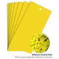 30/50 pcs Yellow Double-sided Flying Insect Catching Control Sticker Insects Glue Sticky Board Trap for Greenhouse Home Garden. 
