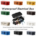 29x13.2x10cm Weatherproof Connection Box Outdoor Extension Cord Cover Outdoor Electrical Cover For Outside Power Cord/Plug/Strip. 