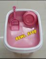 Cat Litter Box with Scoop & Free Bowl. 