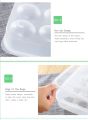 20-Grid Single Layer Egg Storage Container with Lid | Refrigerator Organizer. 