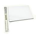 A4 grade a laminated 2-sided white board without edge. 