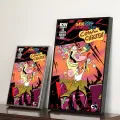 Cartoon Cow and Chicken Whitepaper Poster HD Quality Poster Wall Art Painting Study Room Wall Decor. 