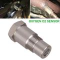 New Oxygen O2 Sensor Spacer Adapter Connector Fix Check Engine Light Converter M18X1.5 With Filter Screen. 
