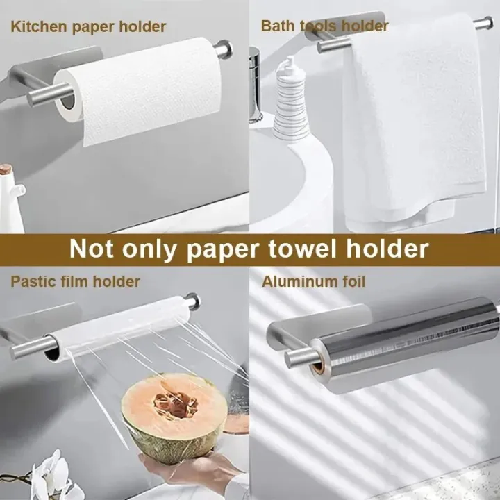 Wall%20Mount%20Toilet%20Towel%20Paper%20Holder%20Adhesive%20Black%20Silver%20Kitchen%20Roll%20Paper%20Stand%20Hanging%20Napkin%20Rack%20Bathroom%20Accessories%20WC%20-%20Image%203
