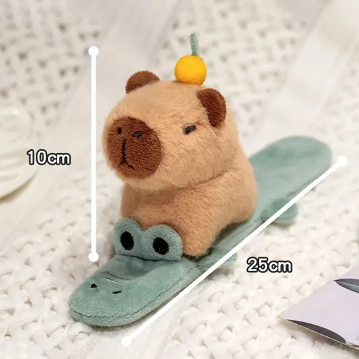 Kawaii%20Capybara%20Animal%20Slap%20Snap%20Wrap%20Bracelets%20Dog%20Cat%20Stuffed%20Animal%20Plush%20Toy%20Kid%20Cute%20Hand%20Ring%20Wristband%20Creative%20%20-%20Image%206