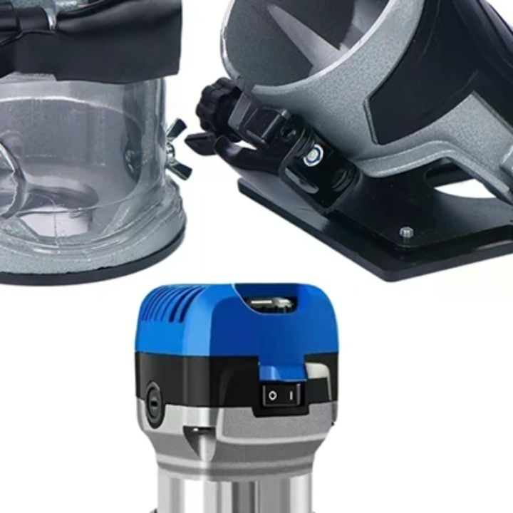 Woodworking Router Trimming Machine Bases Adjust Aluminum Alloy Plunge Router Base Trimmer Machine Base Power Tool Accessories