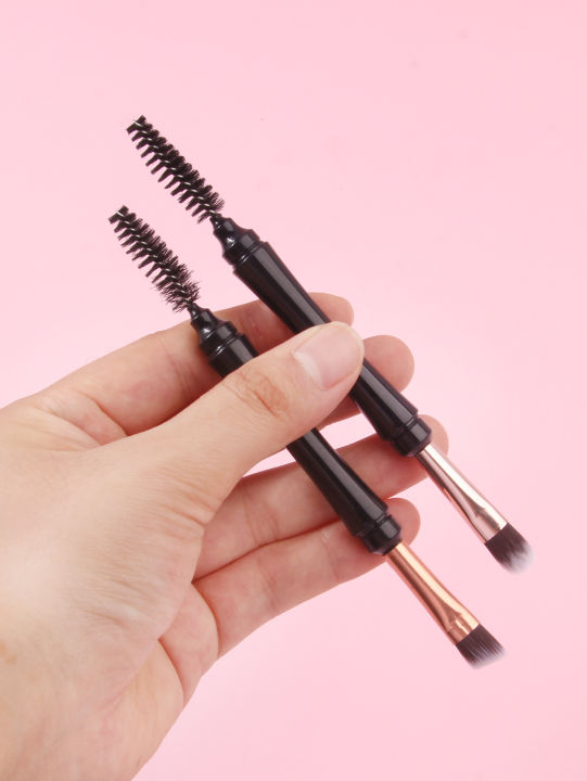 mini%20dual%20ended%20makeup%20brush%20eyeshadow%20brush%20eyeliner%20brush%20with%20dust-proof%20cover%20Microbrush%20eyelashes%20eyebrow%20brush%20-%20Image%203