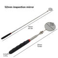 50mm Detection Folding Mirror 360° Rotating Reflector Universal Auto Repair Tool Accessory Telescopic Bottom Inspection Mirror. 