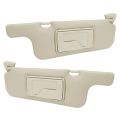 2Pcs Car Sun Visor Gray Makeup Mirror Sun Shielding Board For Toyota Corolla 2001 2002 2003 2004 2005 2006 2007.