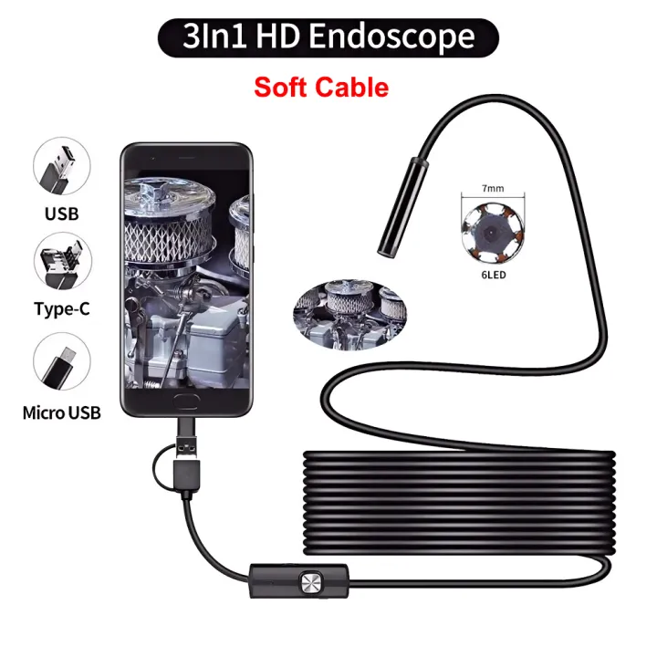 Practical%207MM%20Android%20Endoscope%203%20in%201%20USB/Micro%20USB/Type-C%20Borescope%20Inspection%20Camera%20IP67%20Waterproof%20for%20Smartphone%20Computers%20-%20Image%207