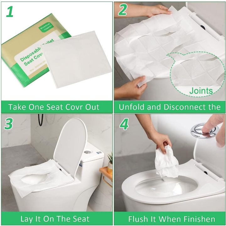 50/30/10PCS%20Disposable%20Toilet%20Seat%20Cover%20Portable%20Travel%20Camping%20Hotel%20Bathroom%20Degradable%20Waterproof%20Toilet%20Mat%20Accessories%20-%20Image%204