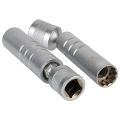 14mm 16mm With Magnetic Thin Wall Universal Joint Spark Plug Socket 12 Angle Flexible Socket Wrench Car Repair Tool. 