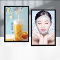LED Light Box with Replaceable Paper - Customizable Advertising Display, Signage, Home Decor - Bright LED Frame for Promotions and Messages. 