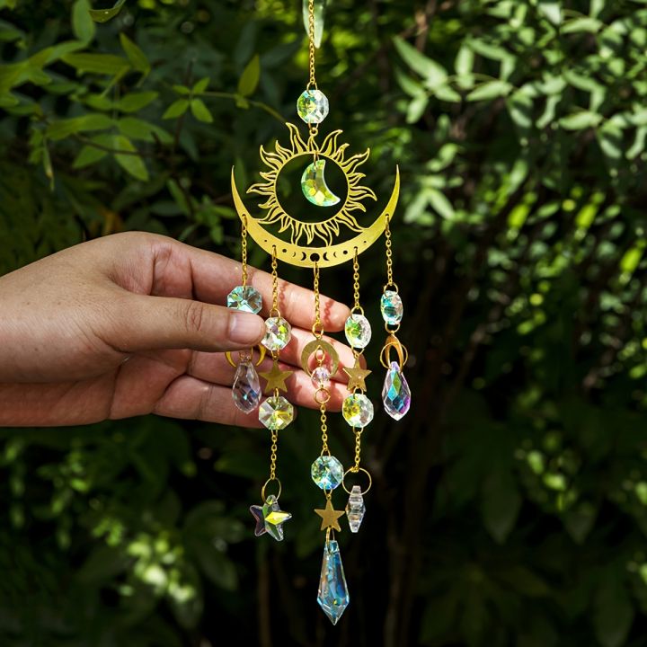 1pc%20Star%20Moon%20Wind%20Chime%20Pendant%20Cross%20Border%20Exclusive%20Crafts%20Garden%20Decoration%20Pendant%20Sun%20Catcher%20-%20Image%205