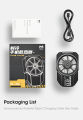 DLA2 Portable Mobile Phone Radiator Phone Cooling Fan For PUBG. 