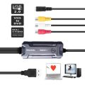 Plug&Play VHS to DVD Recorder - No driver installation required,download the editing software only for Windows & Mac. USB-powered design. USB Video Grabber. 
